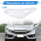 Headlight Lens Cover for Kia Sportage (2017–2019) PC Clear