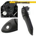 RH Right Side Exterior Door Handle & Bracket Black for Ford Focus (2000–2007)