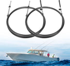Set of 2 Outboard Throttle Shift Control Cables for Mercury MerCruiser (GEN 1)
