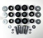 Subframe Body Mount Bushing Kit with Hardware for 1967-1972 Camaro Firebird 69-72 Nova