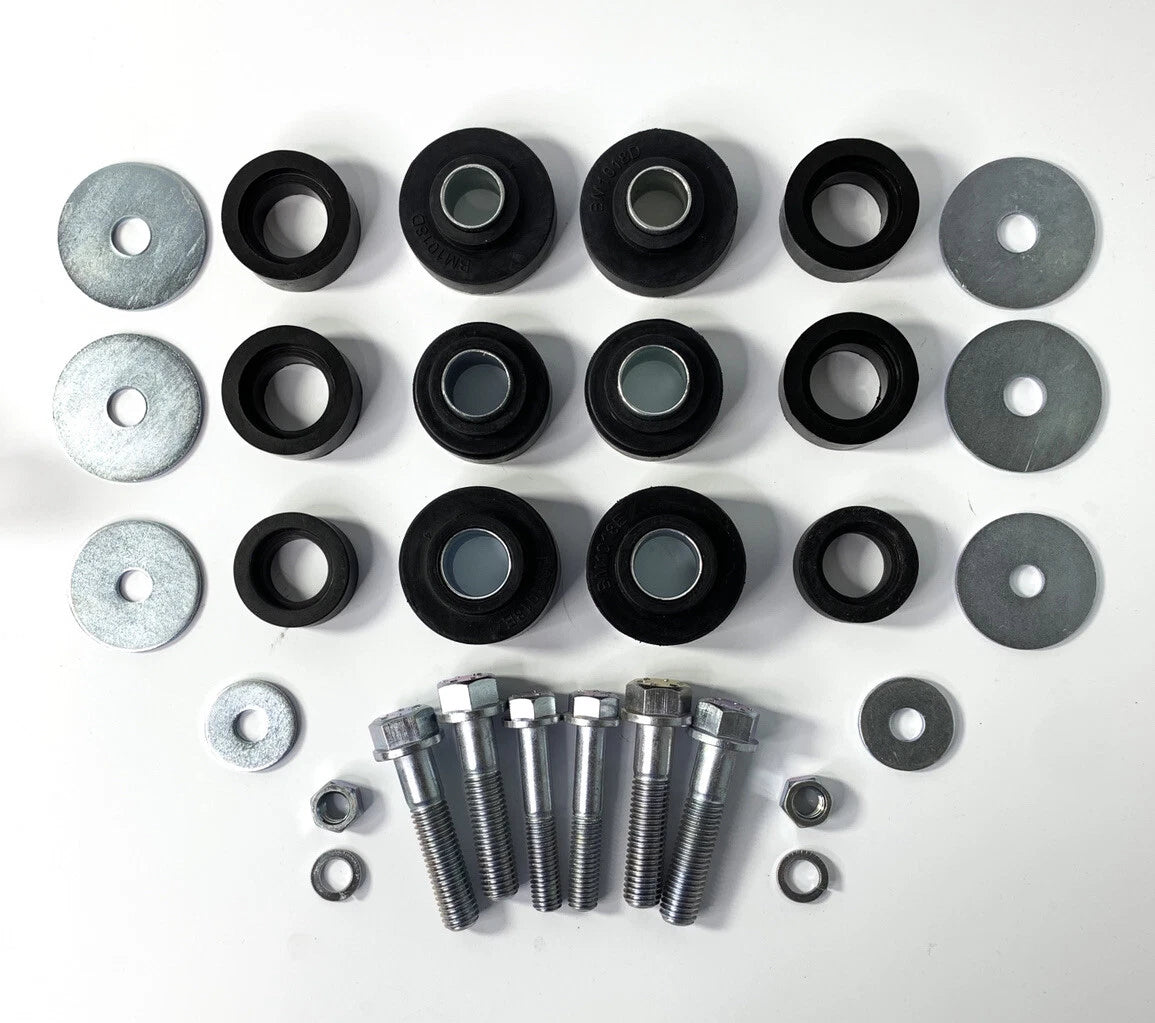 Subframe Body Mount Bushing Kit with Hardware for 1967-1972 Camaro Firebird 69-72 Nova
