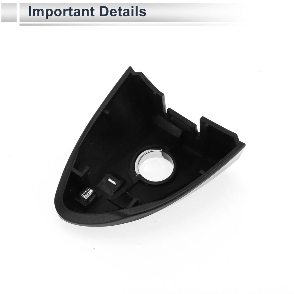 Front Left Door Handle Lock Cylinder Cover for Toyota Corolla (2014–2018) Black