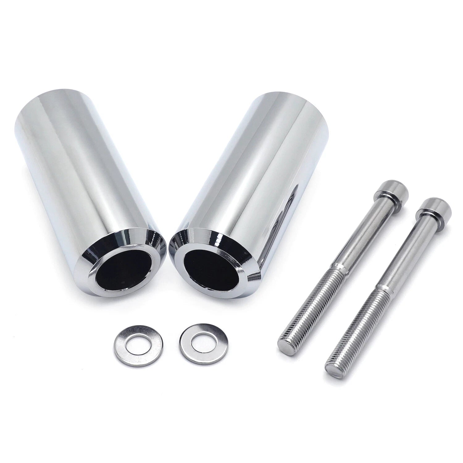 Chrome Extended Frame Sliders for Honda CBR 600 F2 F3 (1991–1998)
