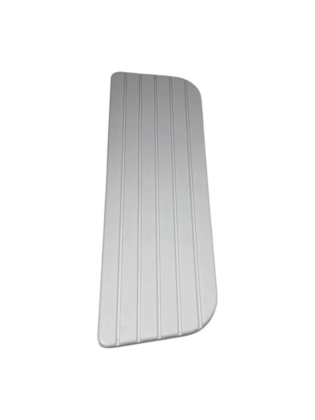Single Grooved Steps for Boat (17 3/4in x 6in x 3/4in) White Poly