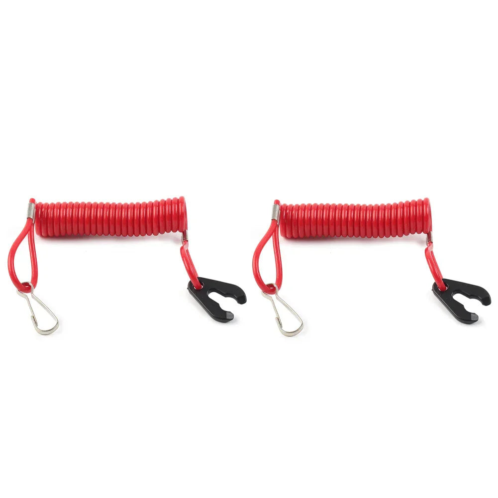 Outboard Kill Switch Lanyard Emergency Stop for Yamaha Evinrude