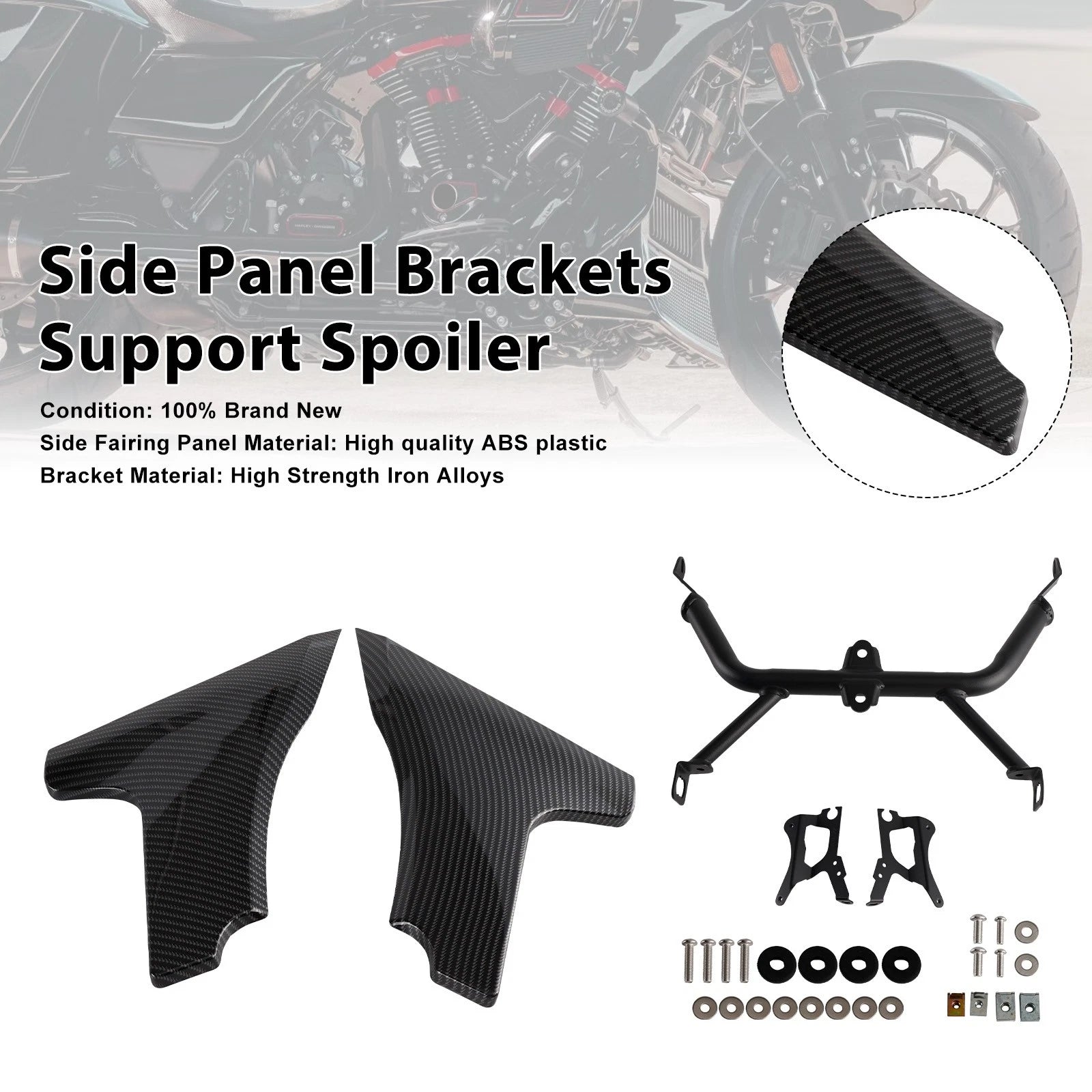 Side Panel Brackets for CVO Road Glide FLTRXSE (2023–2025) Cbn 121 117