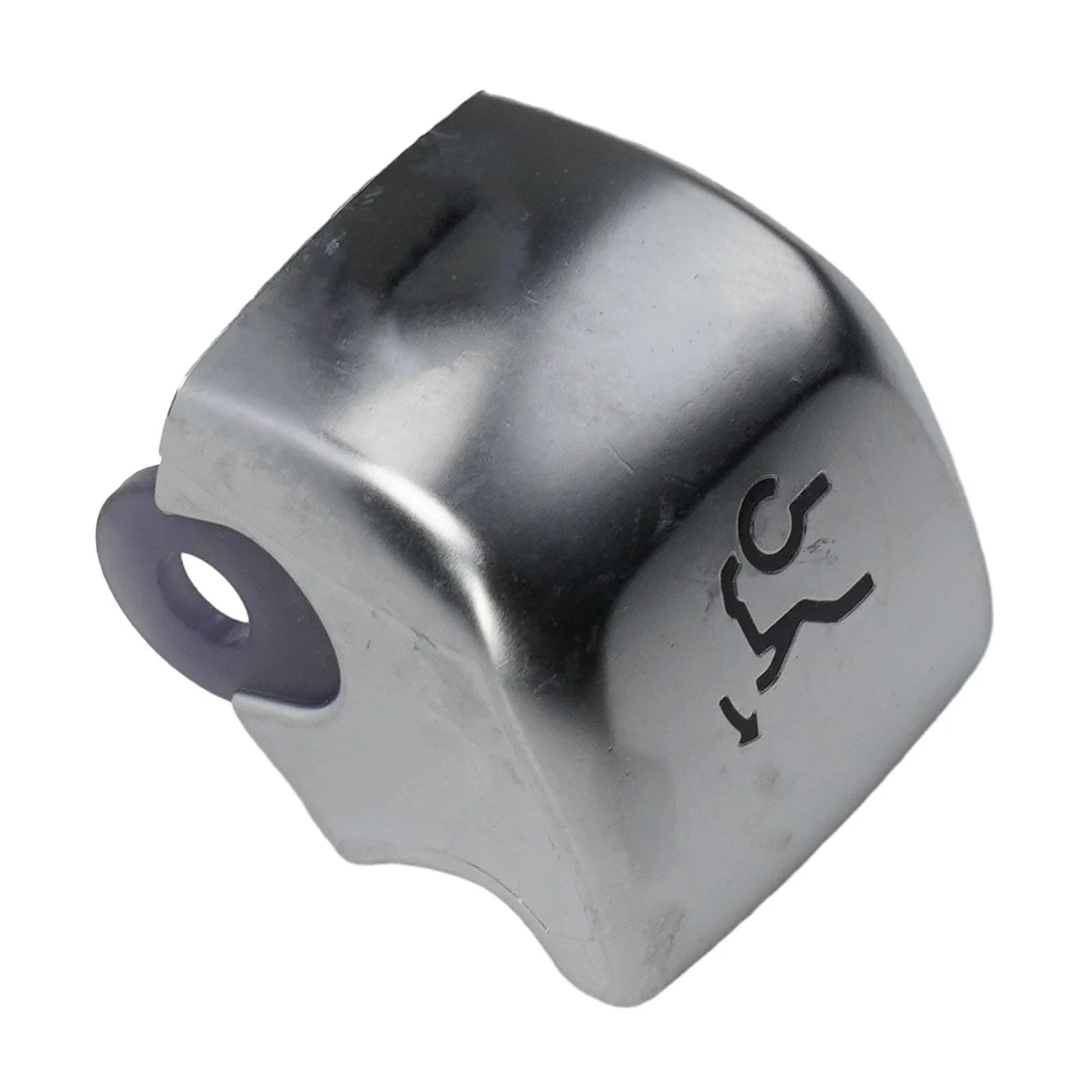 Silver ABS Material Trunk Release Button Cover for W205 W253 W213