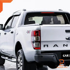 Silver 4x4 Rear Tub Side Decals for Ford Ranger PJ PK PX T6 (2006-2023)