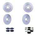 Hella 320mm Front & 295mm Rear Rotors Disc Brake Pad Kit for X156 GLA250 QX30