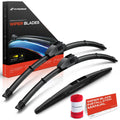 Set of 3 Windshield Wiper Blades for Nissan (24", 19", 12")