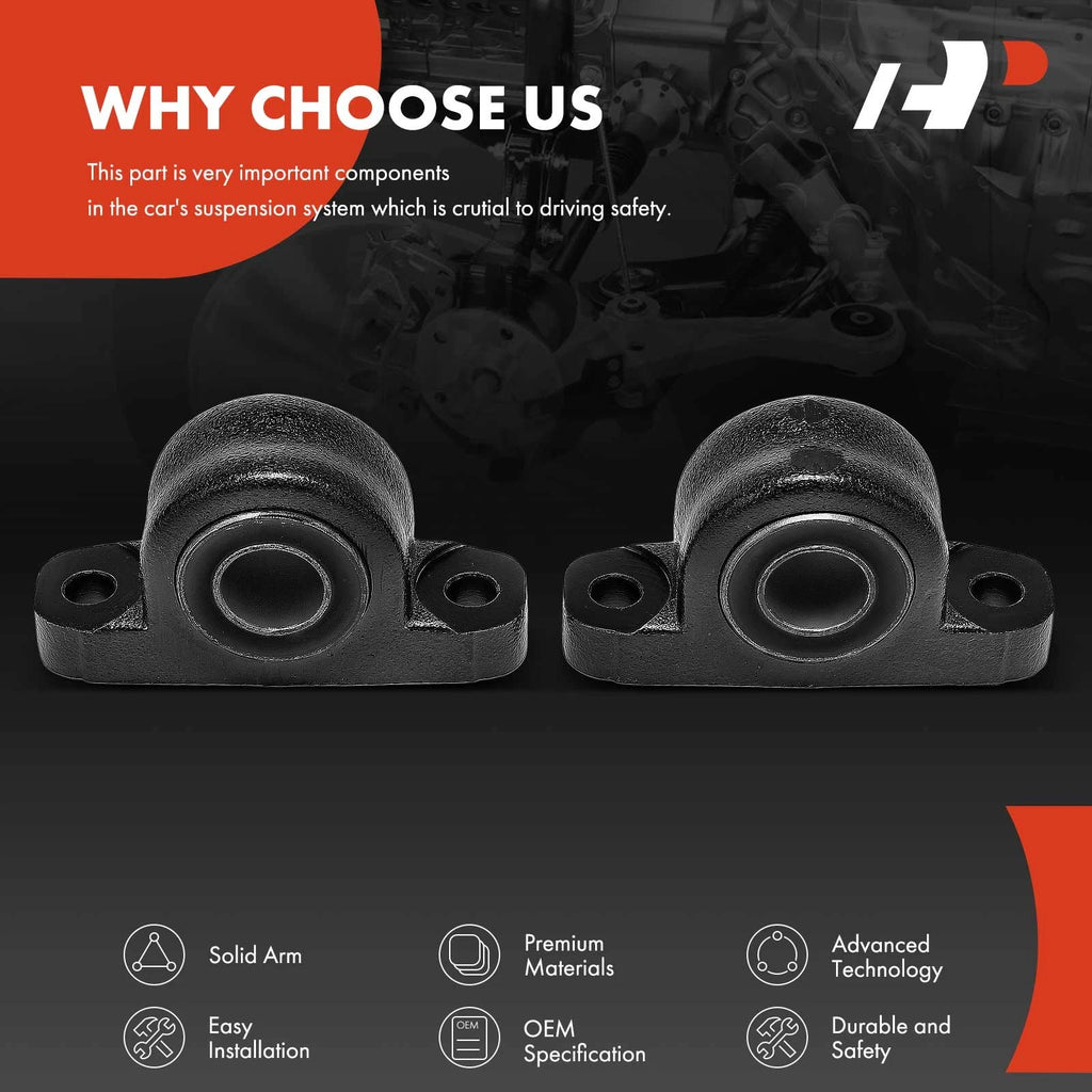 2X Front Lower Rearward Control Arm Bushing for Jeep Grand Cherokee (2005-2010)