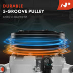 A/C Compressor with 5-Groove Pulley for Chevrolet Equinox (2025)