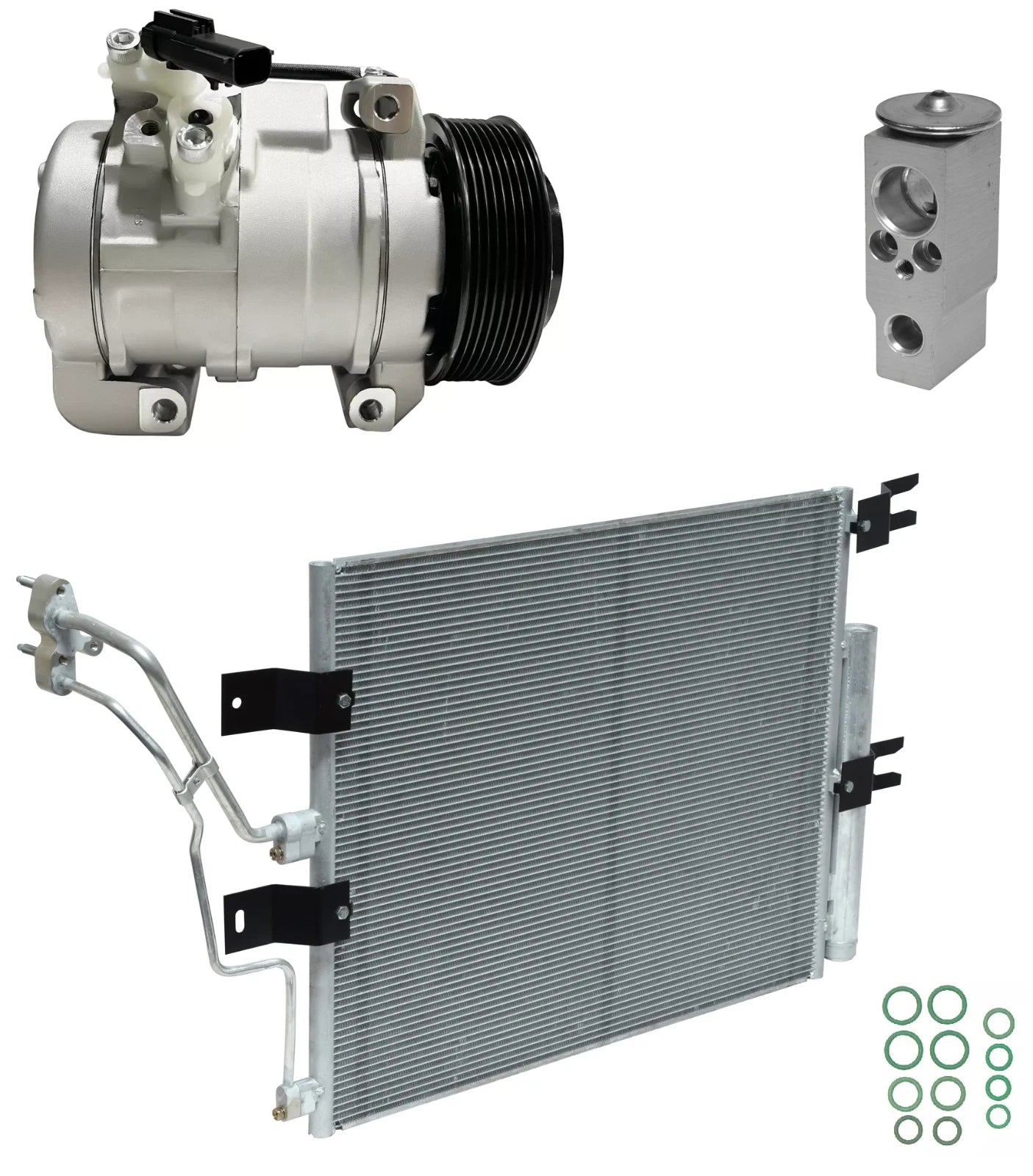 AC Compressor Kit With Condenser for Dodge Ram 2500 6.7L (2010–2012)