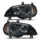 Pair HID/Xenon Headlights for BMW X5 (2007–2011) with Adaptive Lamp