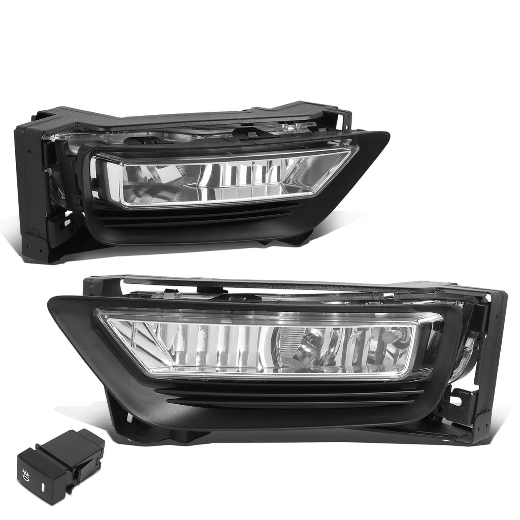 Fog Light Lamps for Honda Accord Sedan (2013–2015) - Clear Lens, Switch