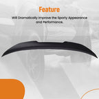 Black Rear Trunk Spoiler for BMW F36 4 Series (2014–2019) PSM Style ABS