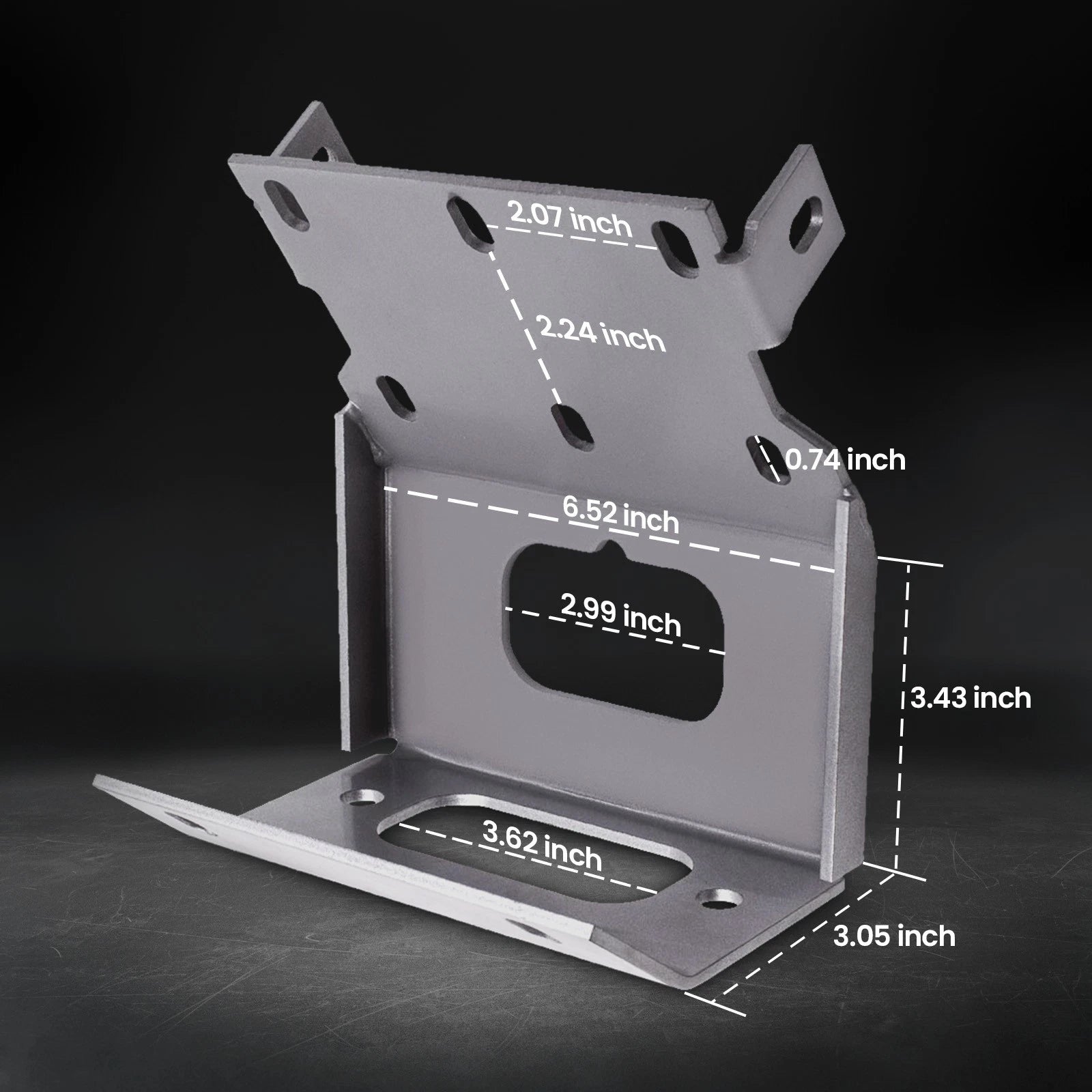 Winch Mount Kit for Honda Foreman Rubicon TRX520 TRX500 (2014–2025) Steel