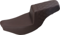 SADDLEMEN Step-Up Seat for Indian (Front Smooth/Rear Lattice Stitch)