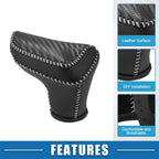 Gear Shift Knob Cover for Hyundai Elantra 2021-2023 Black Gray