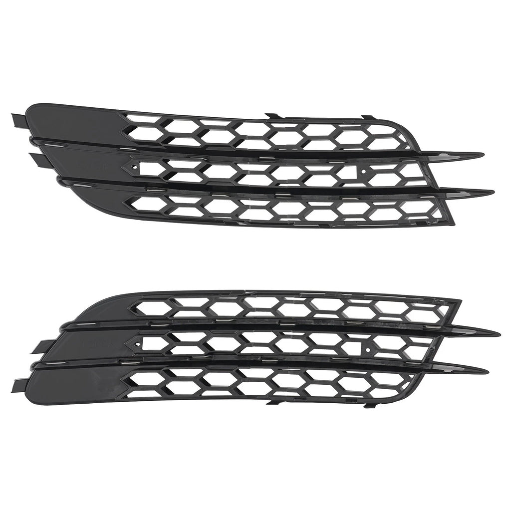 Pair Front Bumper Fog Grille Cover for Audi A6 C7 (2012–2015) 4G0807681