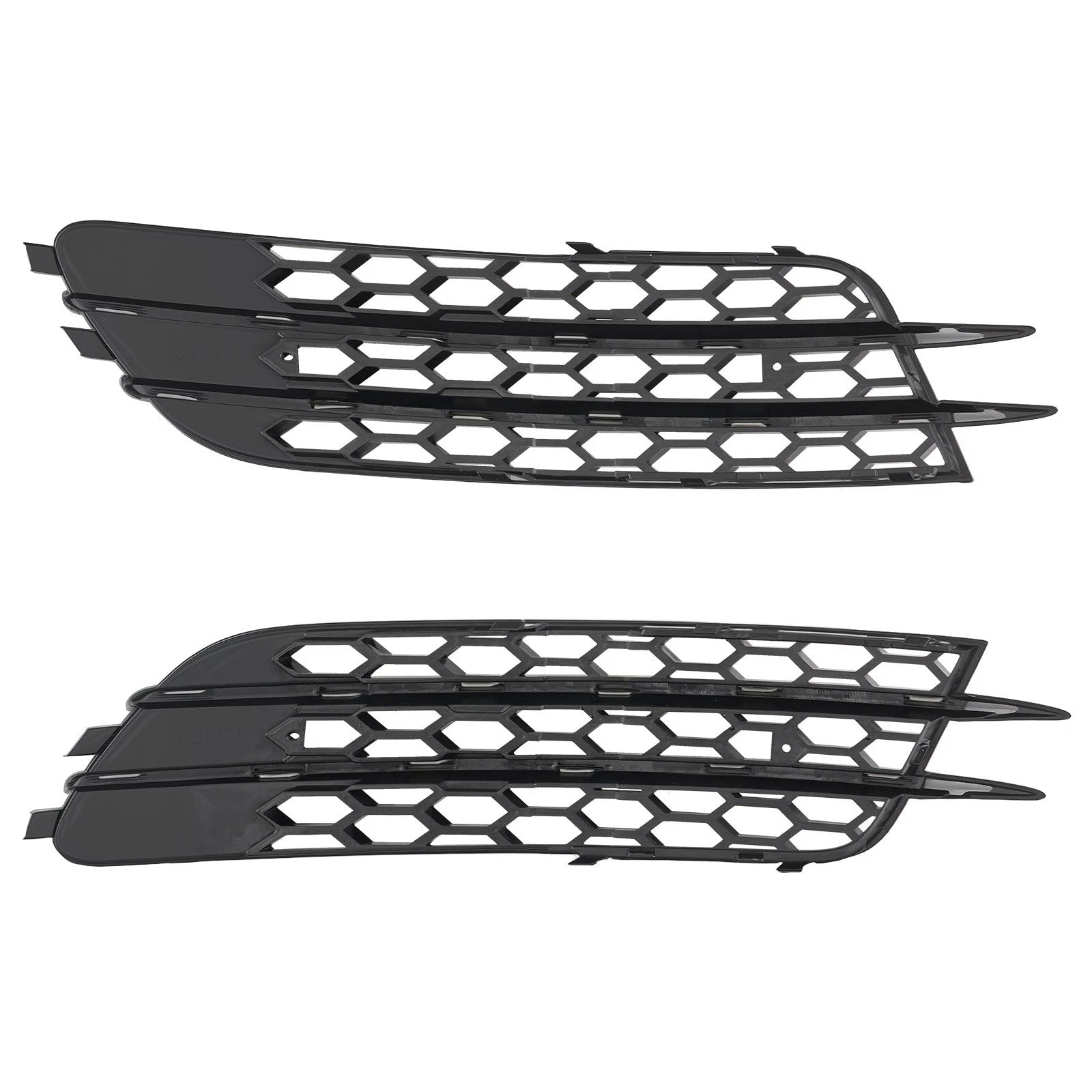 Pair Front Bumper Fog Grille Cover for Audi A6 C7 (2012–2015) 4G0807681