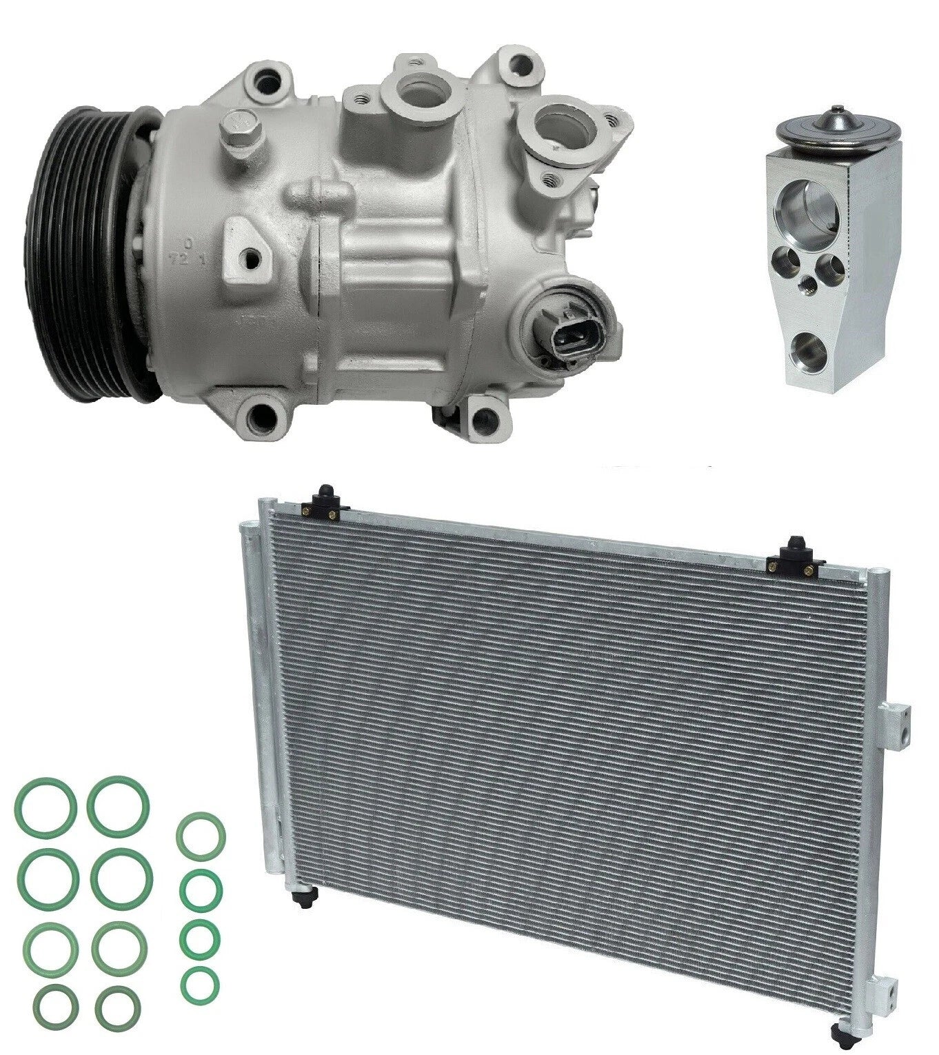 AC Compressor Kit With Condenser for Toyota RAV4 2.5L (2017–2017)