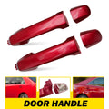 2X Red Outer Exterior Door Handle for Toyota Camry (2012–2017)