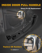 Interior Door Pull Handle for Chevy Silverado GMC Sierra (2010-2014)