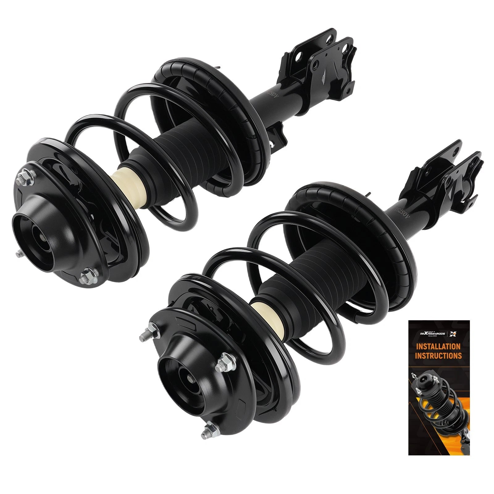 2X Front Left + Right Strut Spring for Dodge Stratus Chrysler Sebring (2001–2005)