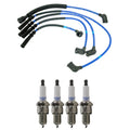 NGK Wire Set & Denso 4 Double Platinum Spark Plugs for B2000 626 (1983–1992)
