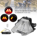 LED Rear Tail Light Brake Turn Signals for Yamaha MT-07 MT07 (2021–2023) T9