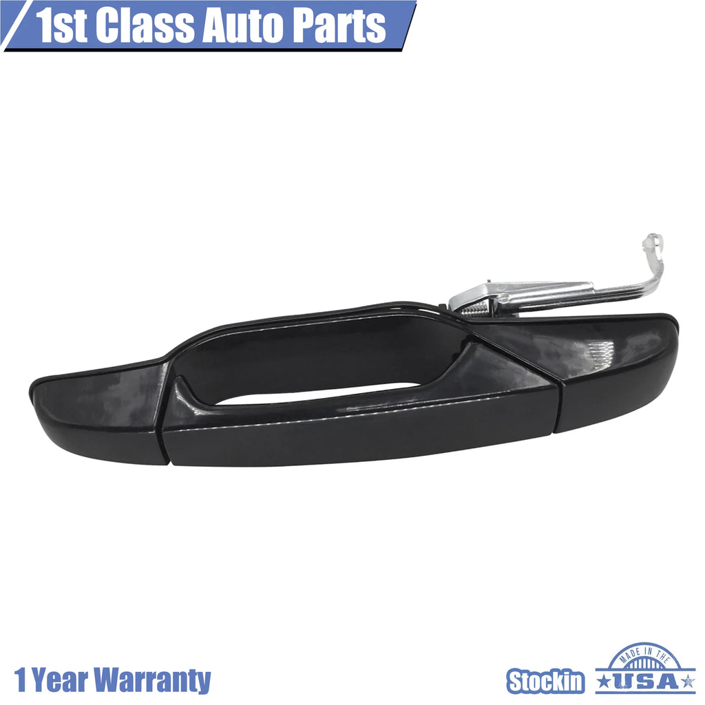 Left Driver Side Black Outside Door Handle for Chevrolet GMC Cadillac (2007–2013)