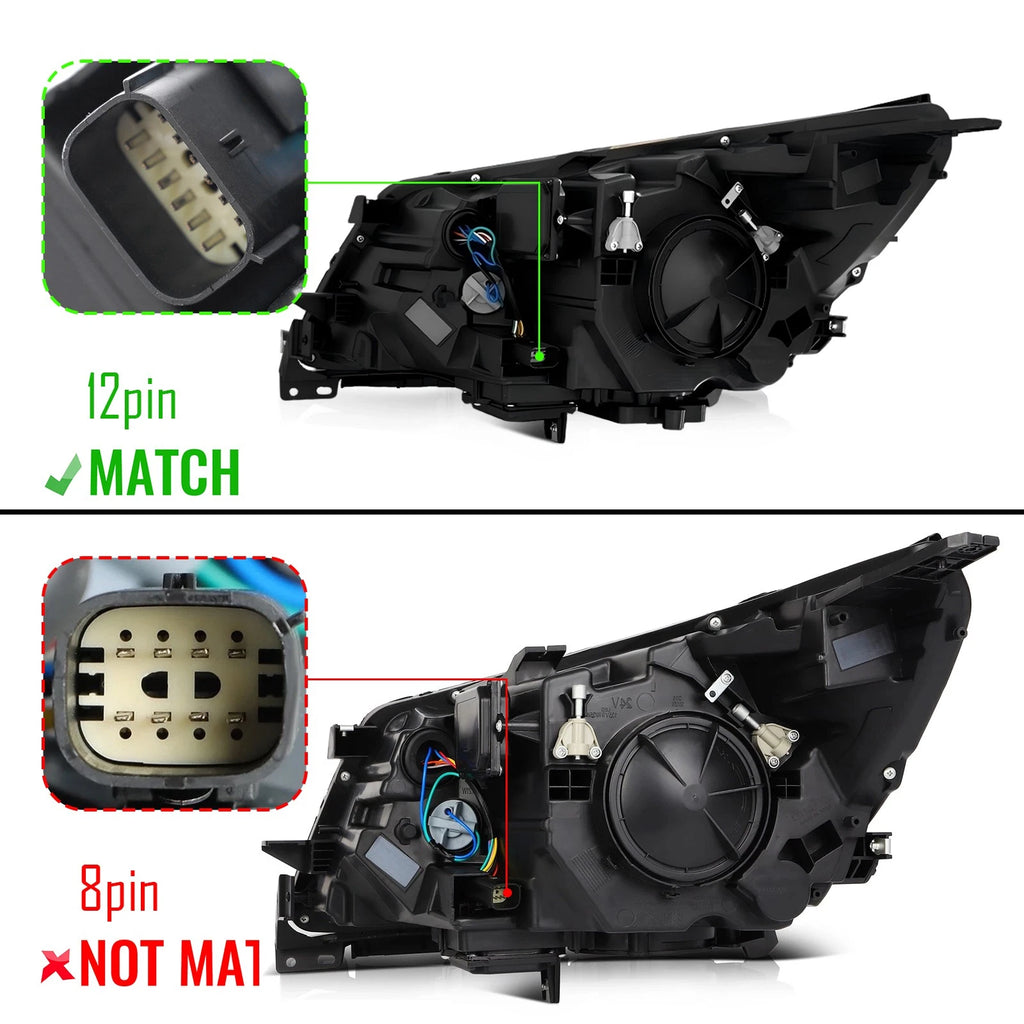 HID/Xenon Headlight for Buick LaCrosse (2014–2016) AFS LED DRL Passenger Side
