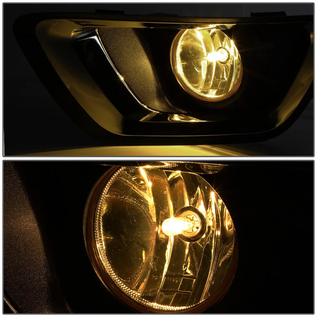 Smoked Lens Front Fog Light w/Chrome Trim Bezel for Chevy Colorado (2015–2019)