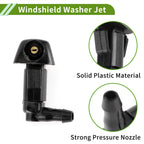 Set of 1 Windshield Washer Nozzle w/ Hose Connector for Honda (No.76810SDAA11)