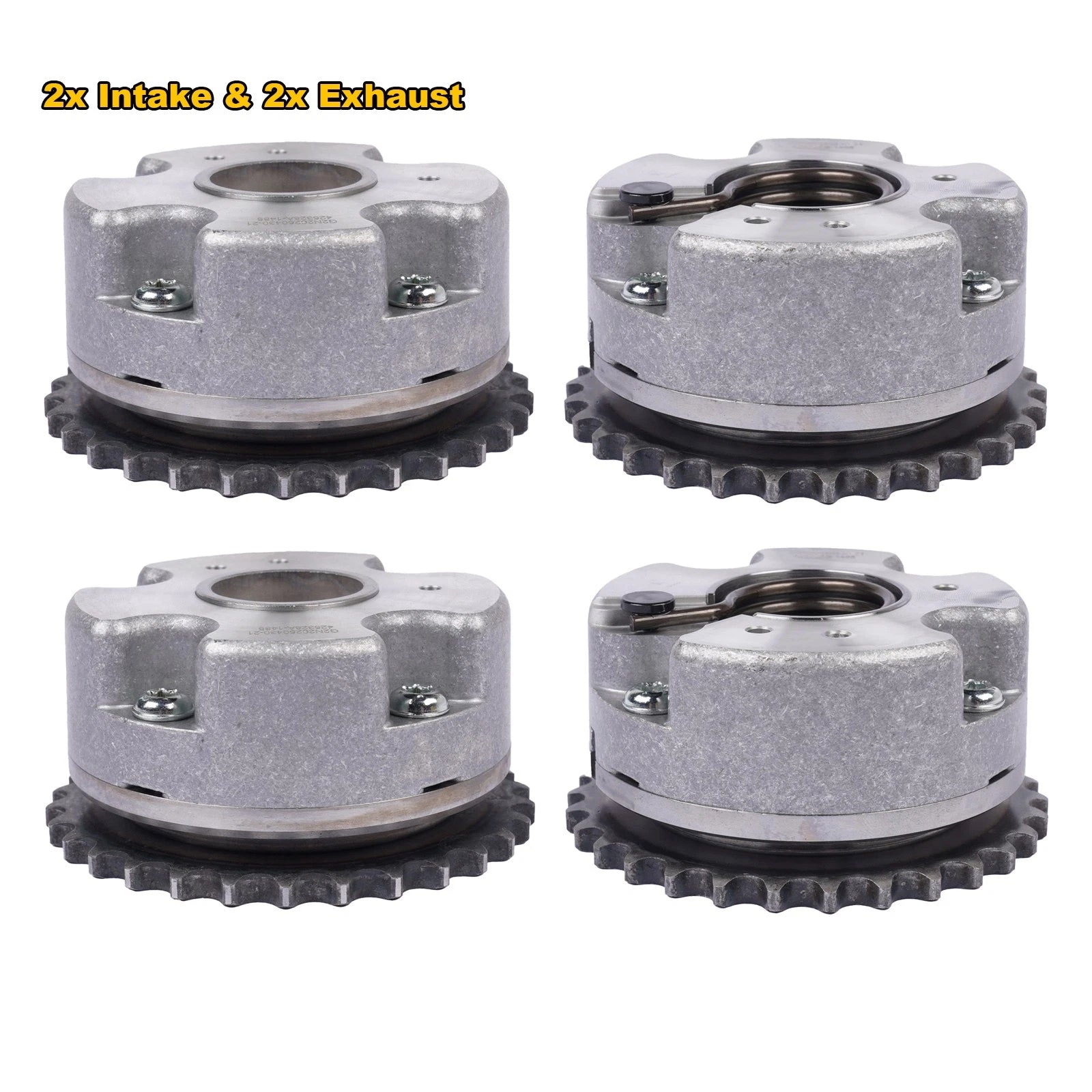 2x Intake & 2x Exhaust Camshaft Adjusters for Audi A4 A5 A6 A8 R8 (2000–2023)