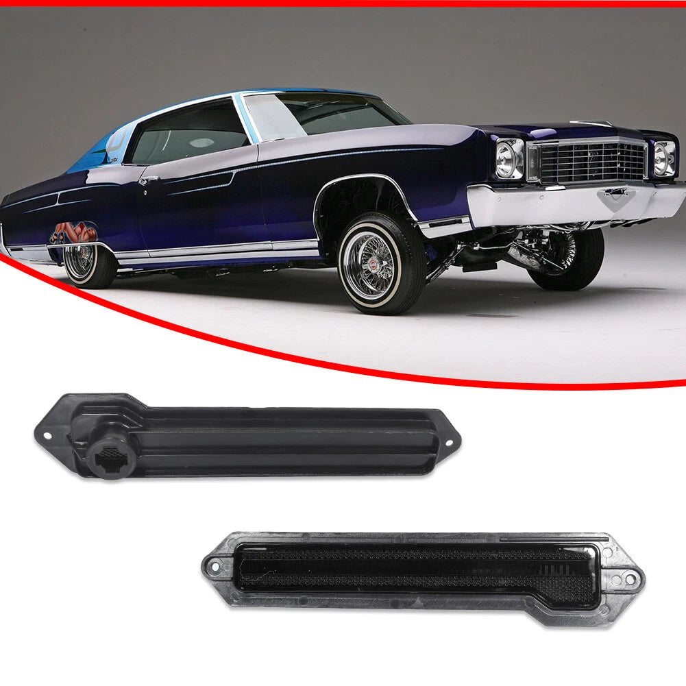 2X Smoke Side Marker Lights for Chevrolet Monte Carlo (1970–1972)