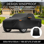 Waterproof Aluminum Film Car Cover for Hyundai Santa Cruz (2022–2023)