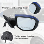 3 Pin Right Side Exterior Door Mirror Assembly for Honda Civic (2016–2021)