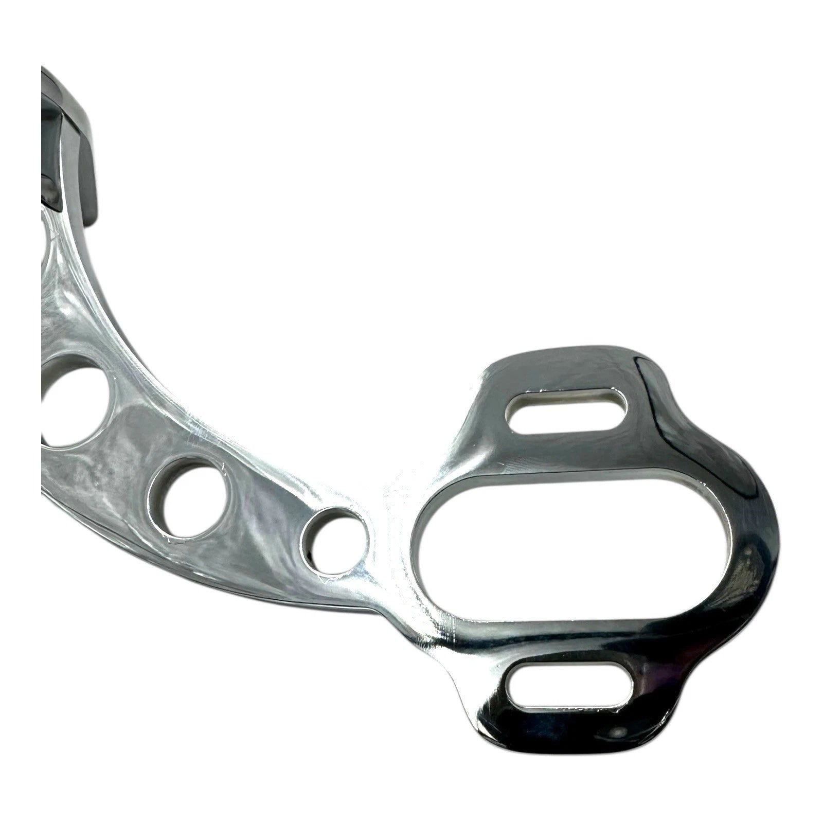 Custom Chrome Steel Brackets w Drilled Holes for 1932 Ford Tail Light