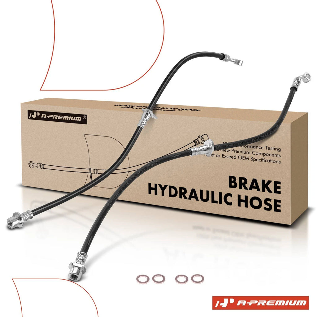 2X Front Brake Hydraulic Hose for Honda Element (2003–2011)