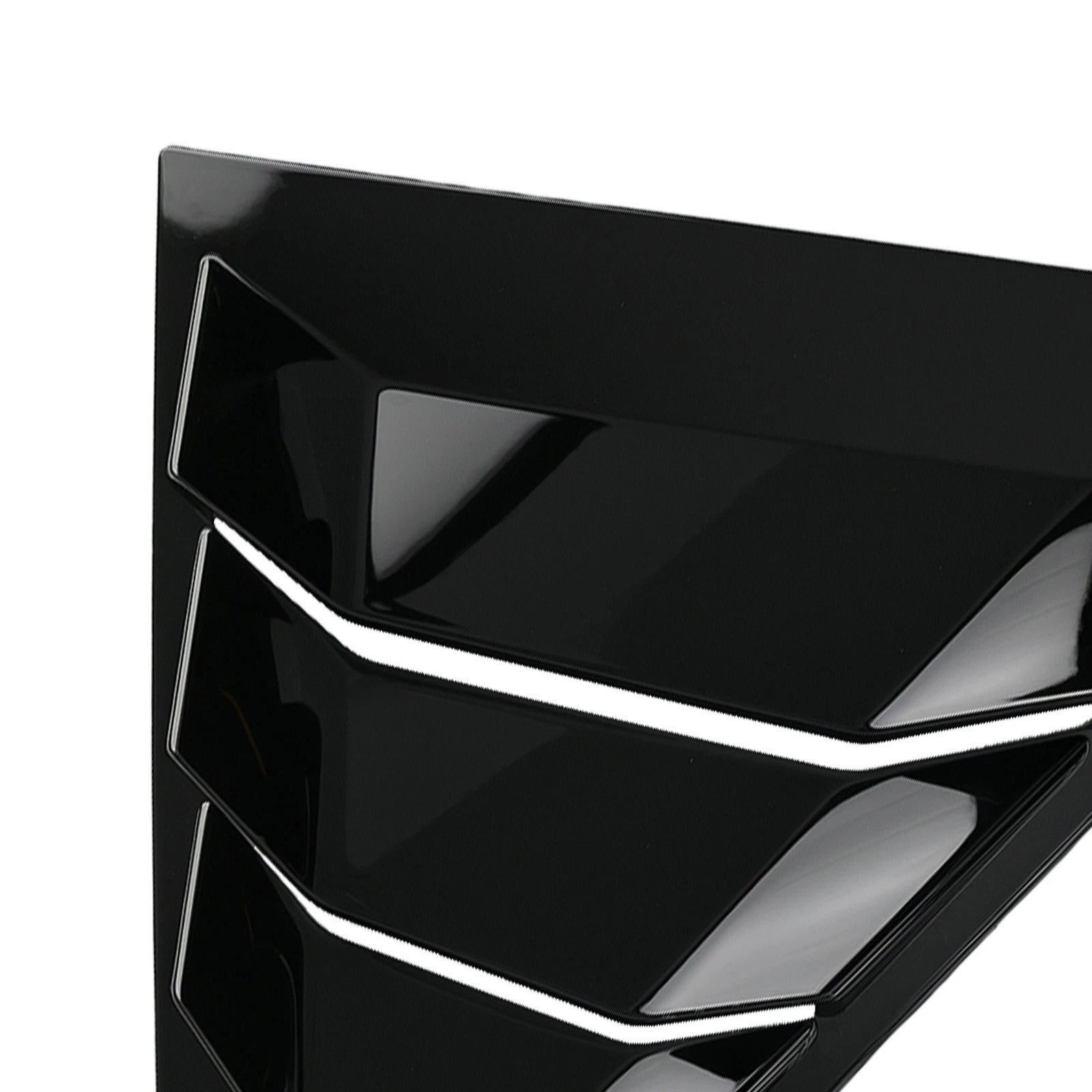 Black ABS Window Louvers for Nissan Altima (2019–2023) Gloss Finish
