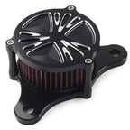 Red Air Cleaner Intake Filter for Harley Touring Electra Glide Softail