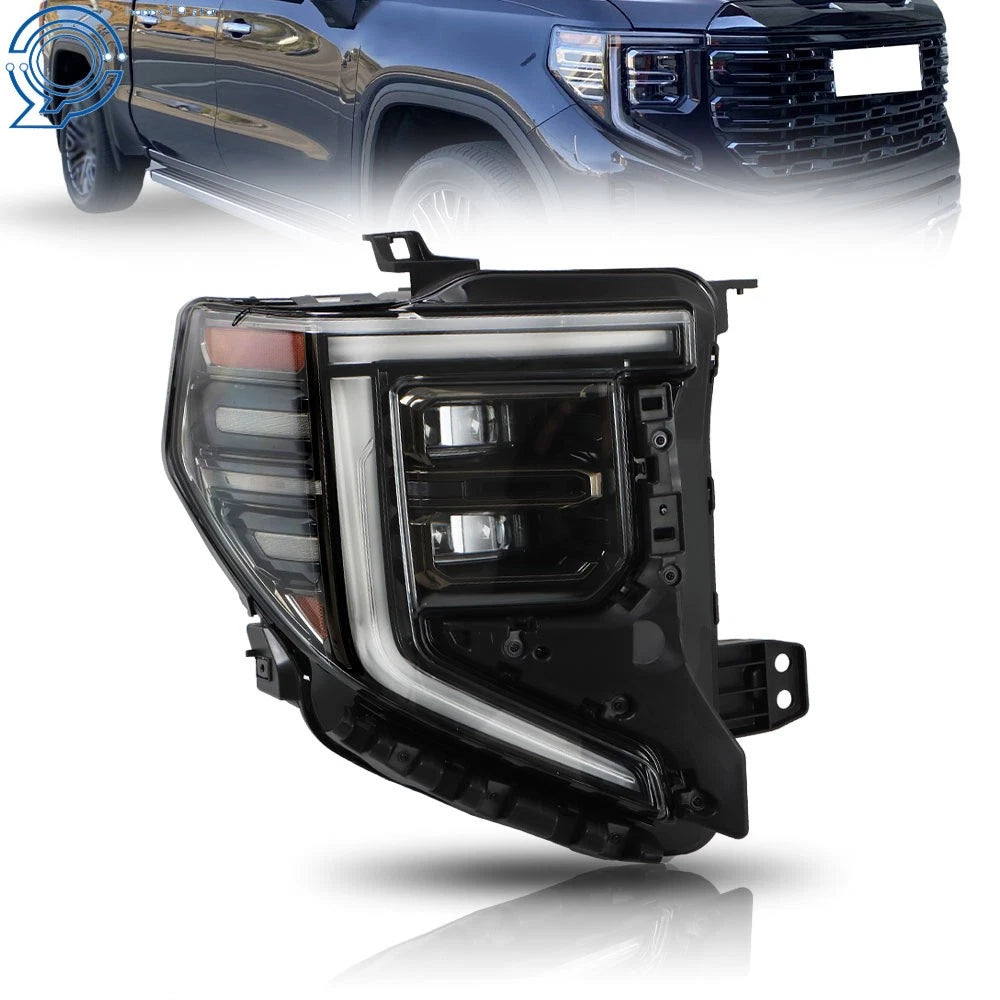 LED Headlight Assembly for GMC Sierra 1500 AT4/AT4X (2022-2024)