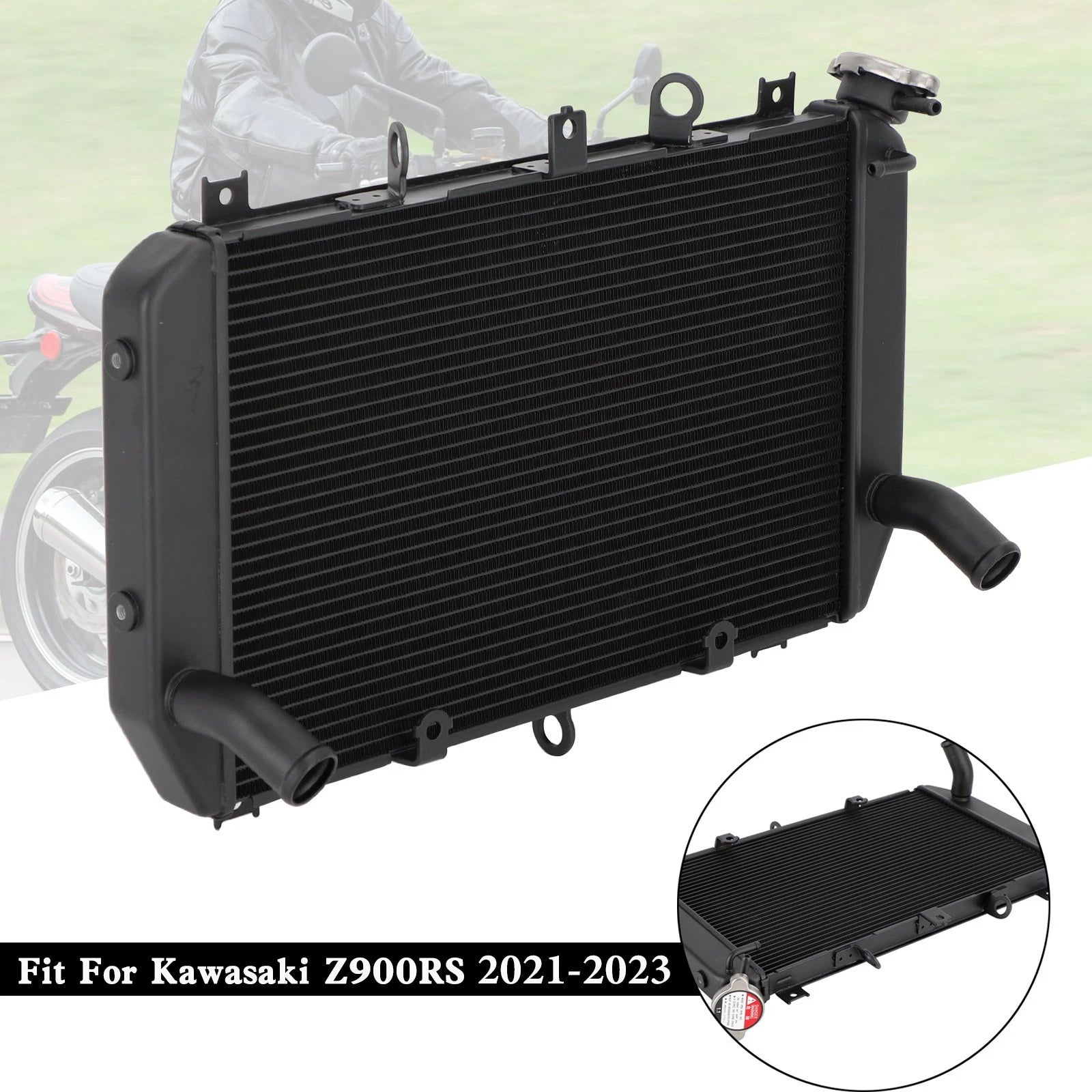 Aluminum Radiator for Kawasaki Z900RS (2021–2023)