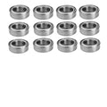 12 Spindle Ball Bearings for Grasshopper (Fits 110082, 833210, ZZ Style)