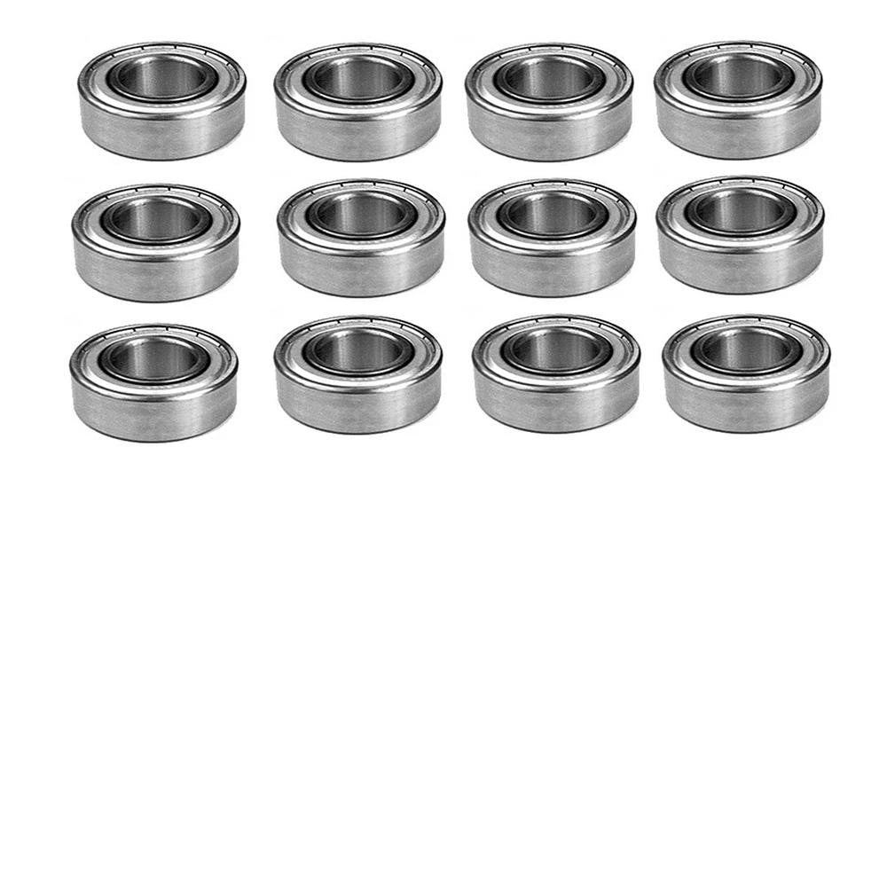 12 Spindle Ball Bearings for Grasshopper (Fits 110082, 833210, ZZ Style)