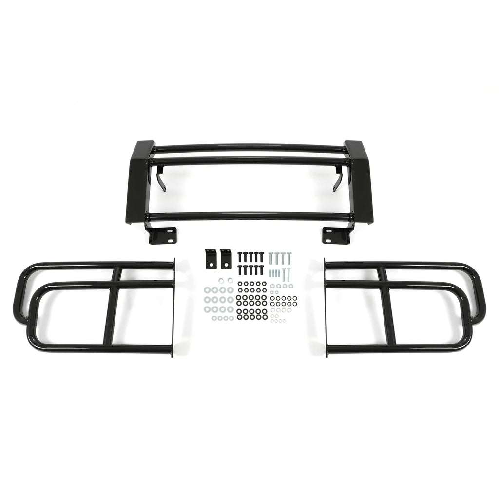 Steel Black Front Bumper Brush Grille Guard for Hummer H2 (2003–2009)