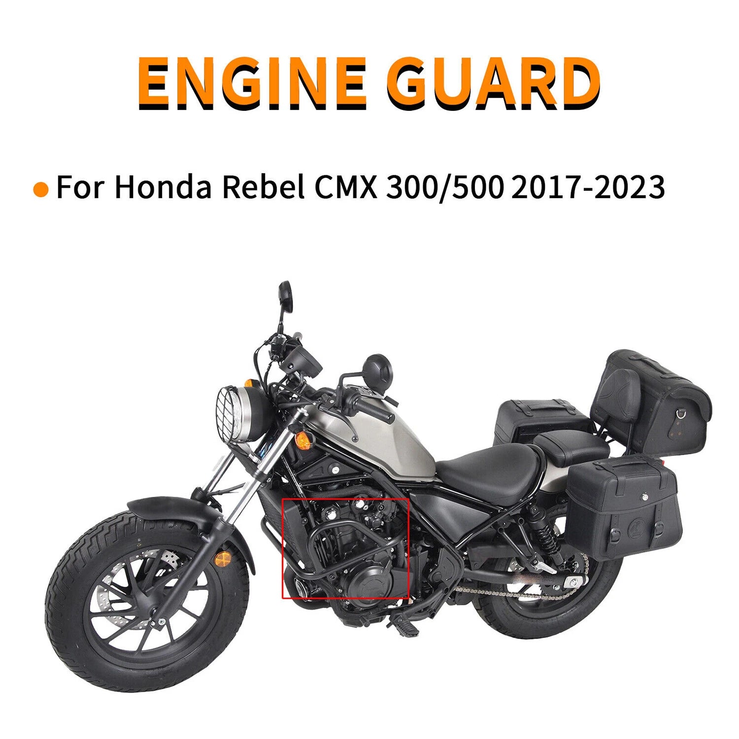 Engine Guard Crash Bar for Honda Rebel CMX300 (2017–2024)