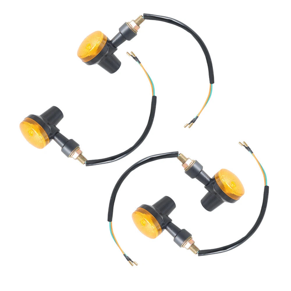 Set of 4 Turn Signal Blinkers for Yamaha Kawasaki Honda Motorcycle